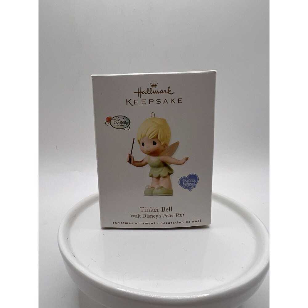 Hallmark 2010 Tinker Bell, Precious Moments Keepsake Ornament, Disney Peter Pan